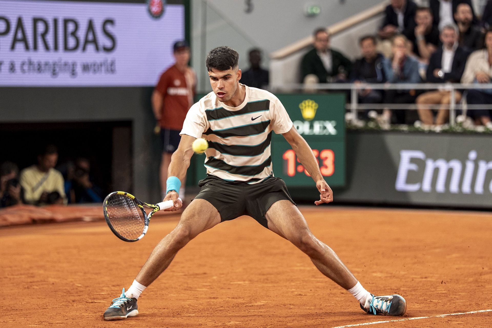 Carlos Alcaraz at the 2025 French Open - Image Source: Getty